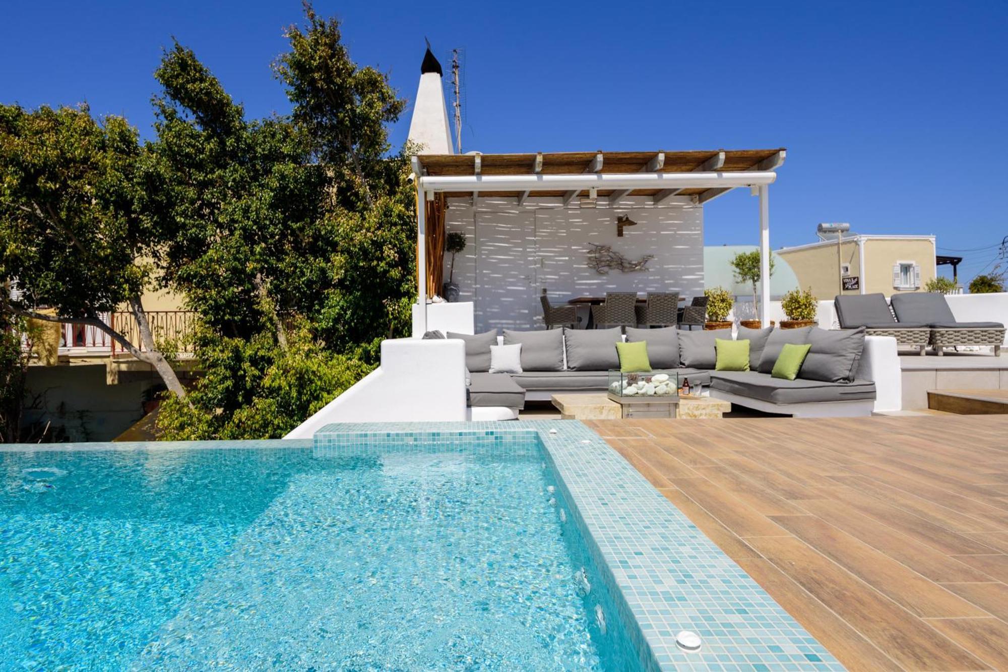 Secret Spot Luxury Villa Фира Екстериор снимка